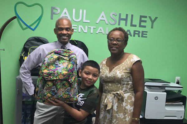 Back to School Backpack and Supply Giveaway Ashley Dental Center dentist in Adelphi Maryland Dr. Paul W. Ashley DR. Michael Ashley